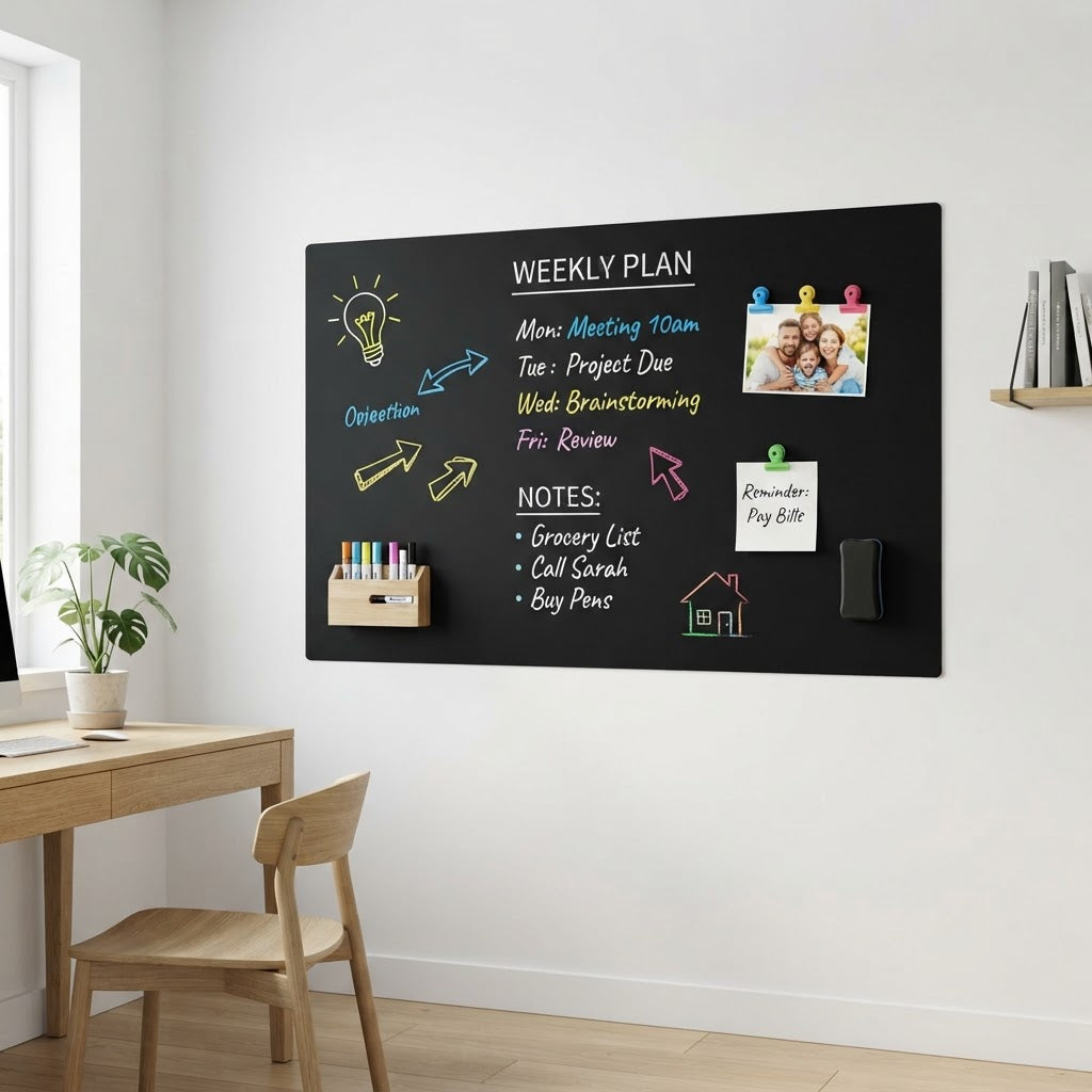 Matte Magnetic Whiteboard Wall Sticker
