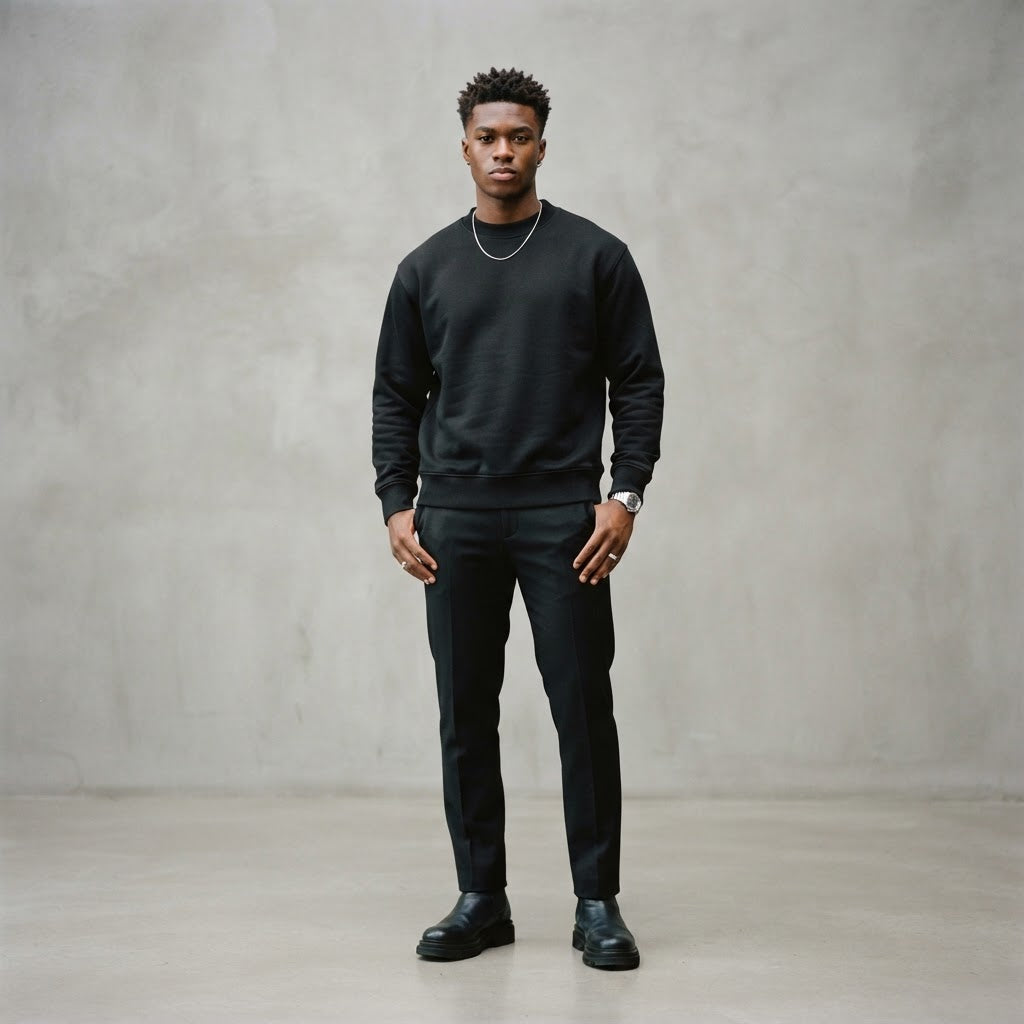 Collin Campsell Classic Crewneck - Black