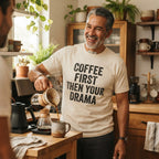 Coffee First Then Your Drama — Premium T-Shirt | COLLIN CAMPELL product image