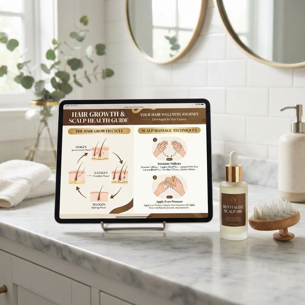 Hair Growth Scalp Guide device mockup
