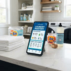Laundry Mastery Guide device mockup
