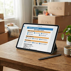 Moving Checklist device mockup