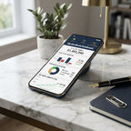 Net Worth Calculator device mockup