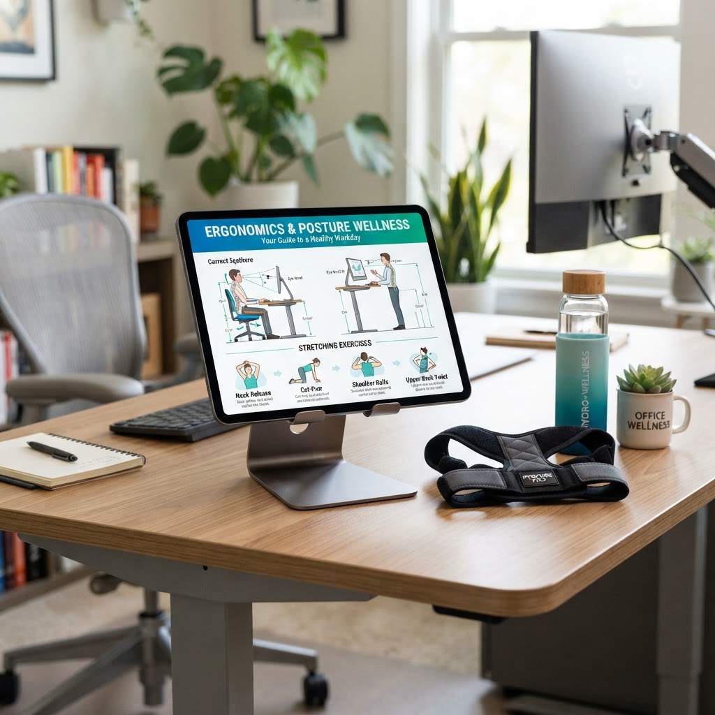 Posture Ergonomics Guide device mockup