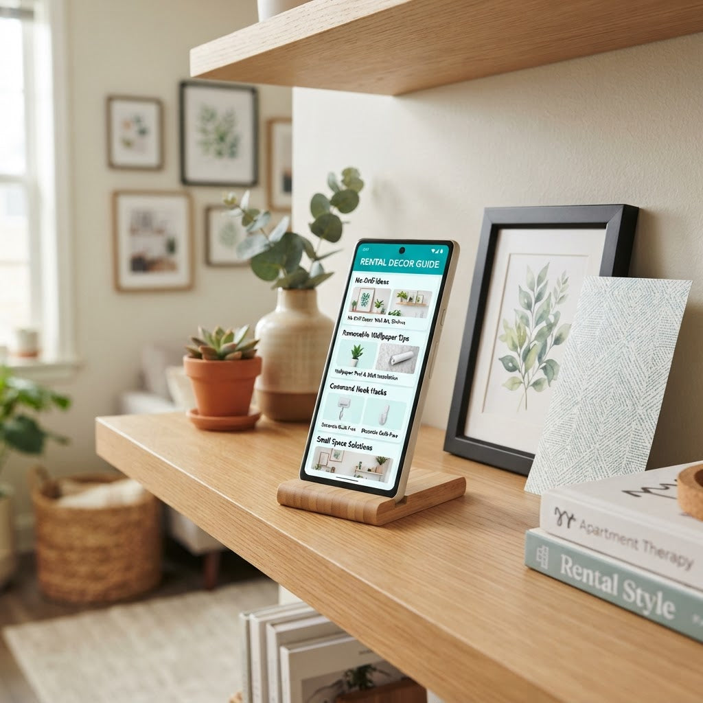 Rental-Friendly Decor Guide device mockup
