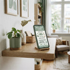 Small Space Living Guide device mockup