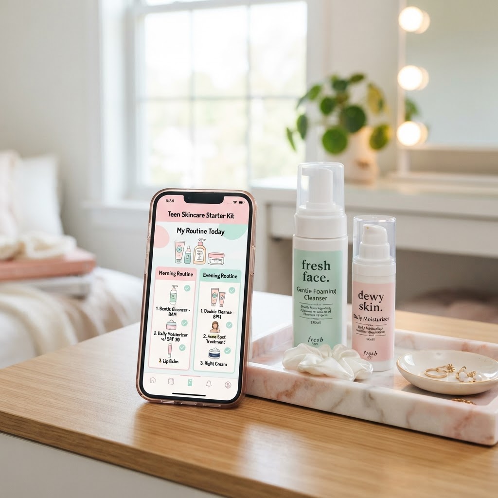 Teen Skincare Starter Kit device mockup