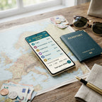 Travel Budget Planner device mockup