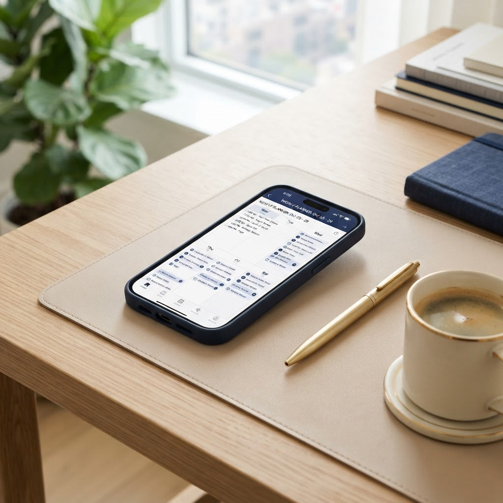 Weekly Planner device mockup