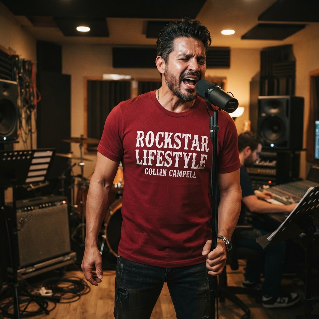 Rockstar Lifestyle — Premium T-Shirt | COLLIN CAMPELL product image