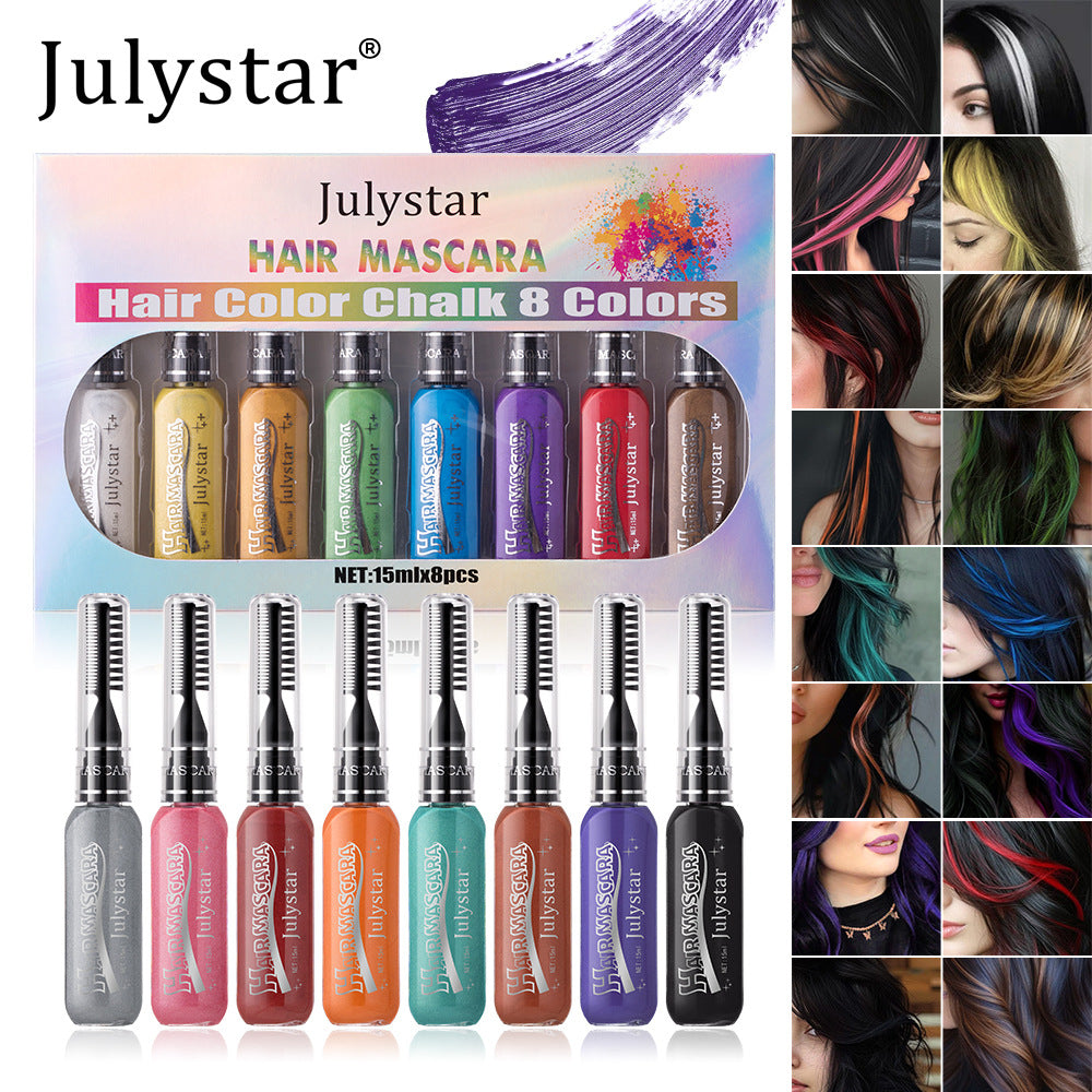Easy To Apply Color Without Taking Off Makeup Multi Color Eye Black Makeup Durable Waterproof Party With Brush Eye Black Suit