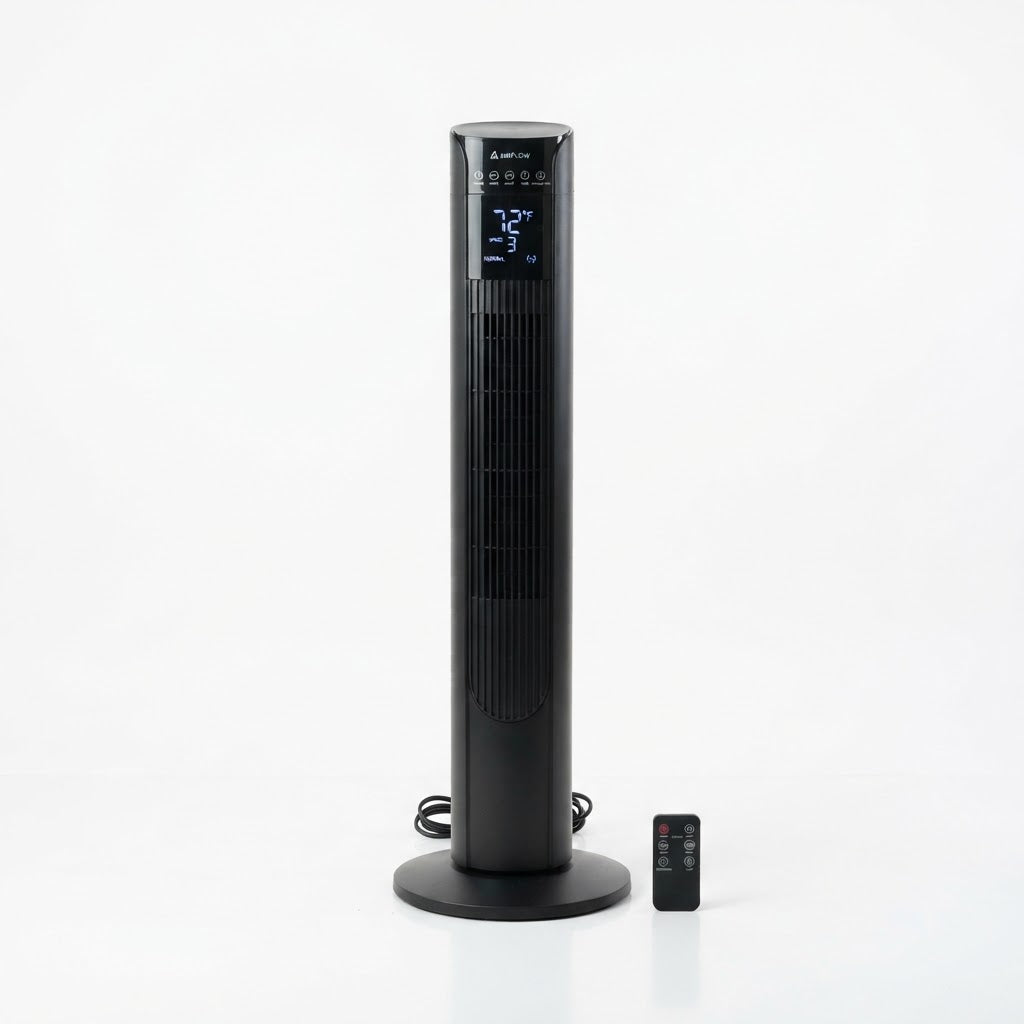 32 Inch Tower Fan with Remote & Touch Control