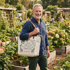 Grow Through What You Go Through — Botanical Tote Bag | COLLIN CAMPELL product image