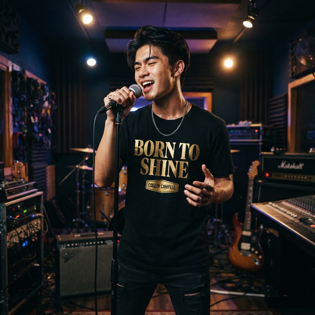 Born to Shine — Premium T-Shirt | COLLIN CAMPELL product image
