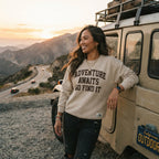 Adventure Awaits Go Find It — Premium Sweatshirt | COLLIN CAMPELL product image