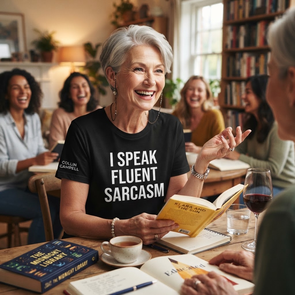 I Speak Fluent Sarcasm — Premium T-Shirt | COLLIN CAMPELL product image