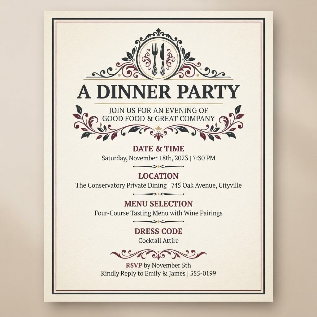 Adult Party Invitation E-Cards - 10 Premium Digital Designs