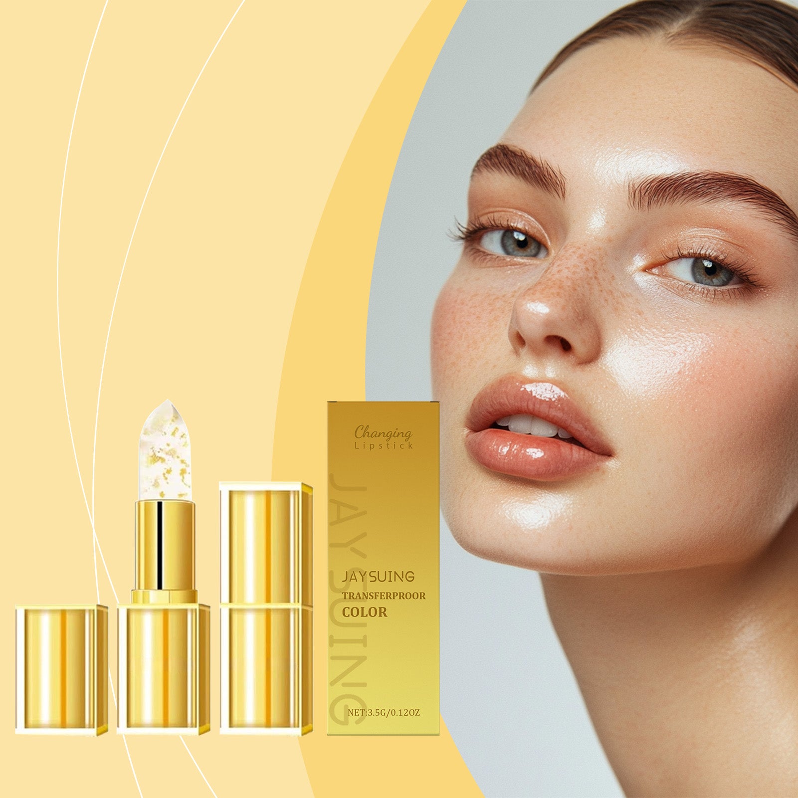 Gold Leaf Color-Changing Moisturizing Lip Balm 3.5g