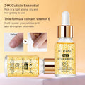 Cuticle Treatment Liquid Containing Gold Leaf