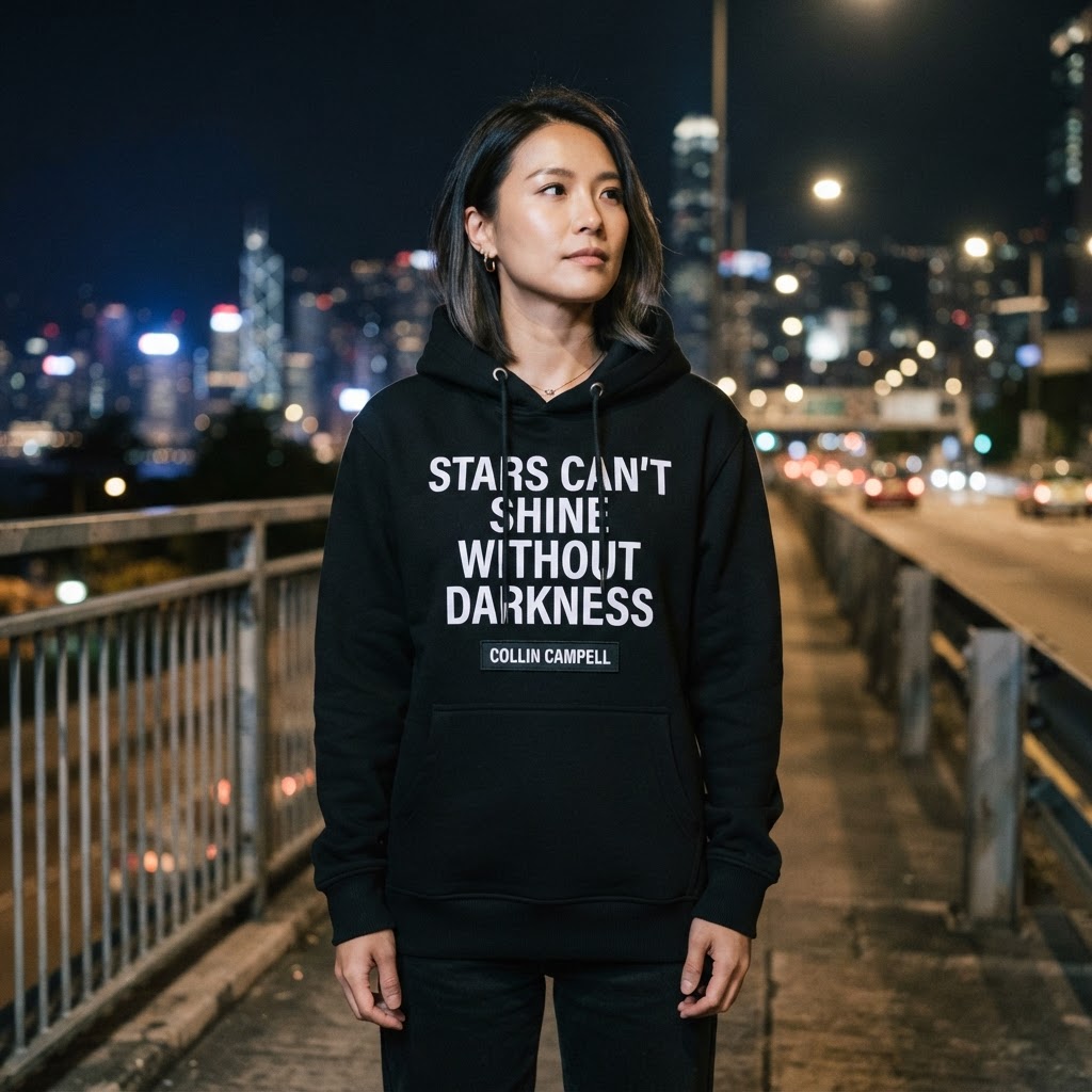 Stars Can't Shine Without Darkness — Premium Hoodie | COLLIN CAMPELL product image