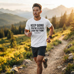Keep Going You're Closer Than You Think — Premium T-Shirt | COLLIN CAMPELL product image