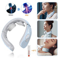 At-Home Spa Gift Set — Electric Neck Massager EMS Pulse Re + Ceramic Gua Sha Board Facial And Ey