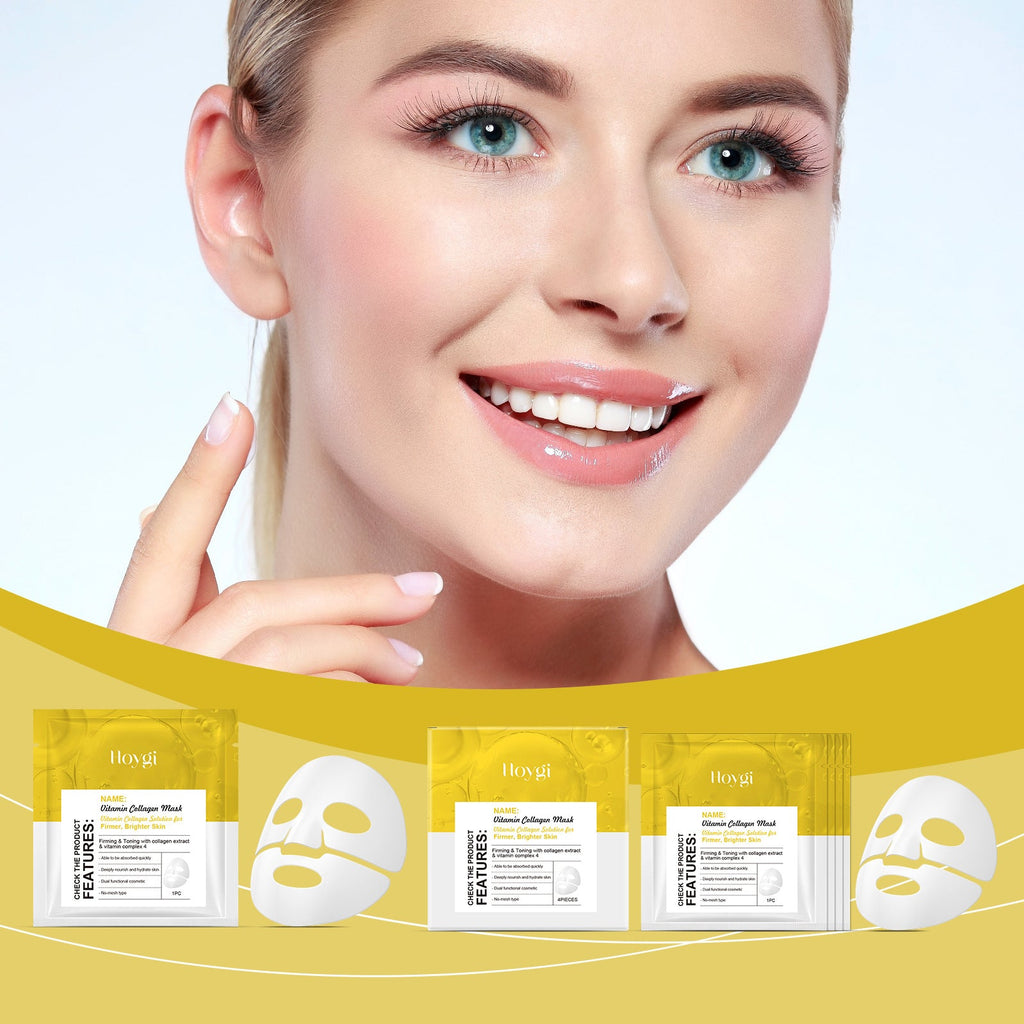 Skincare Ritual Gift Set — Collagen Mask Moisturizing Face + Tear And Pull Eyebrow Gel Eyebrow C