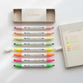 8-Pack Dual-Tip Highlighter Set — Chisel & Fine Point, Pastel & Neon