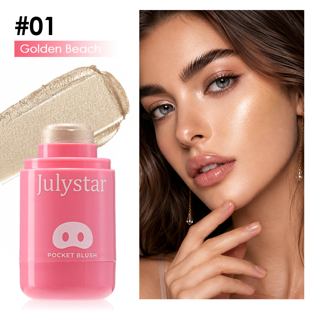 Moisturizing Water, Light Sense, Color Expansion, Natural Lip And Cheek Dual-use Powder Blusher Cream