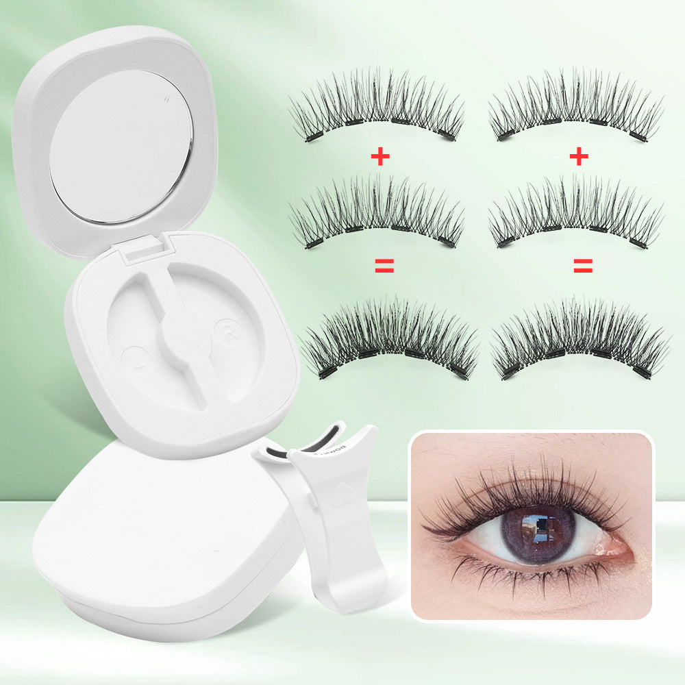 New Magnetic False Eyelash Set, Upgraded Versionnatural