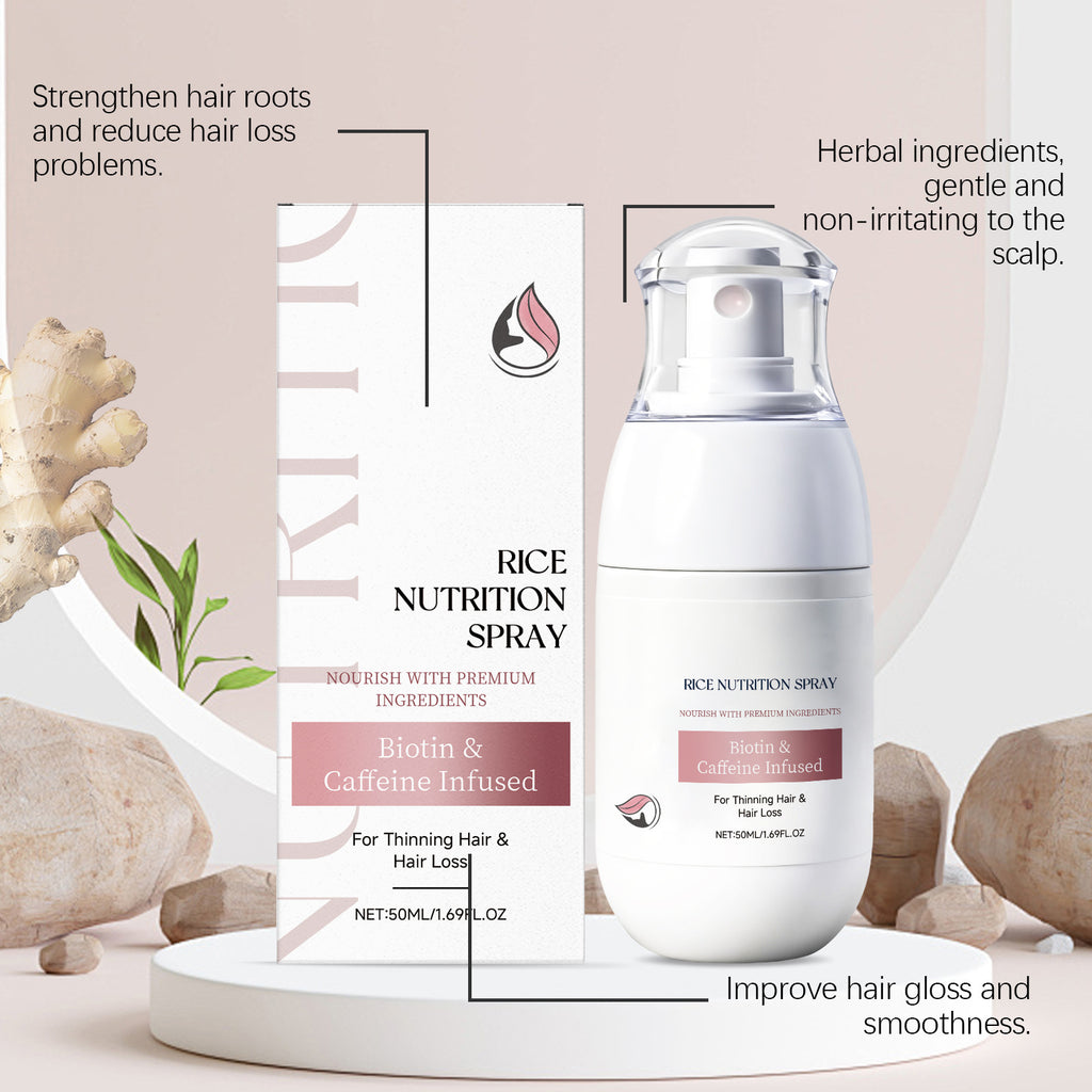 Rice Nutrition Biotin & Caffeine Infused Hair Growth Spray