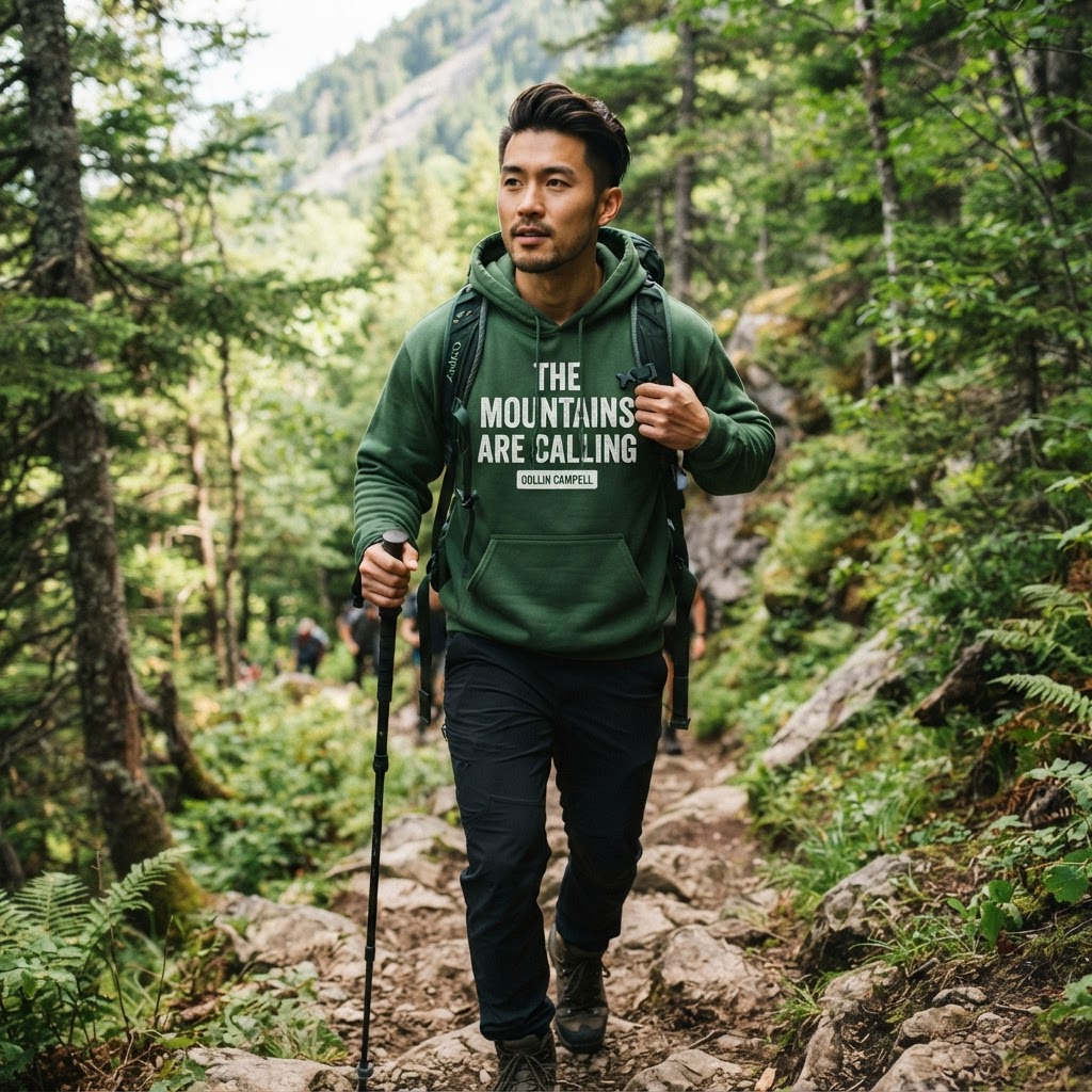 The Mountains Are Calling — Premium Hoodie | COLLIN CAMPELL product image
