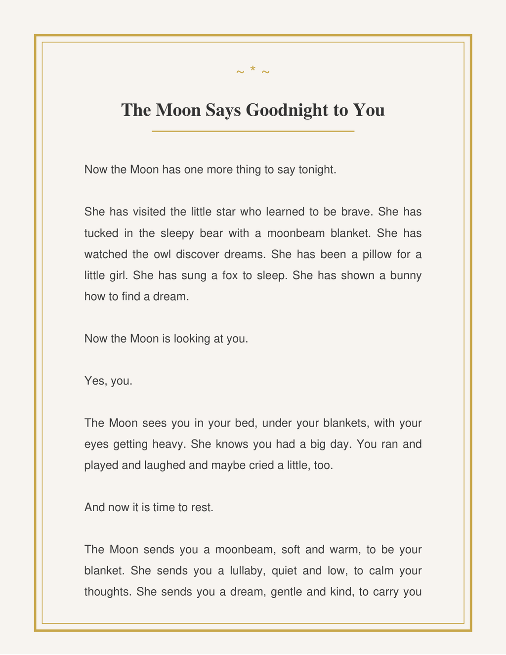 Preview: Final Story - The Moon Says Goodnight to You
