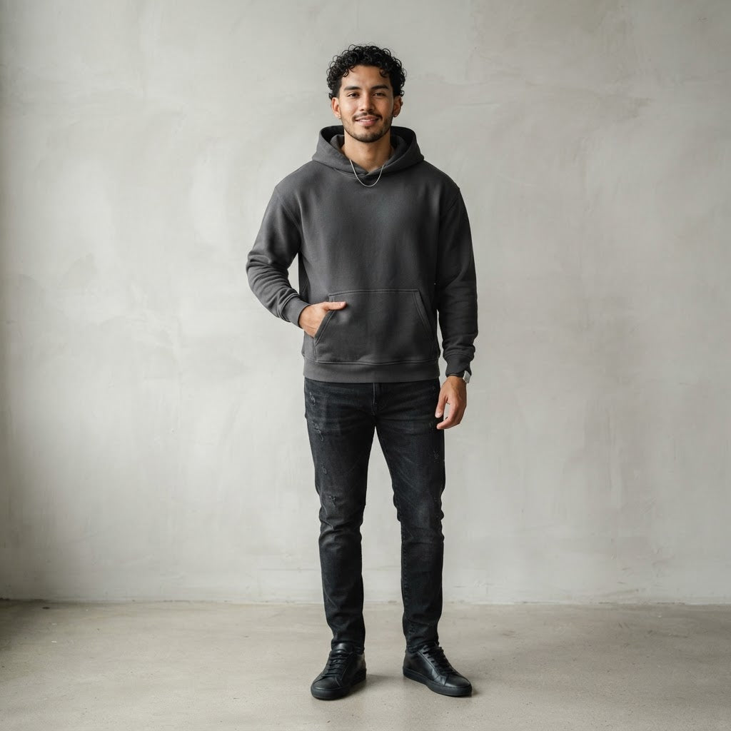 Collin Campsell Luxe Hoodie - Charcoal