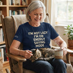 I'm Not Lazy I'm on Energy Saving Mode — Premium T-Shirt | COLLIN CAMPELL product image