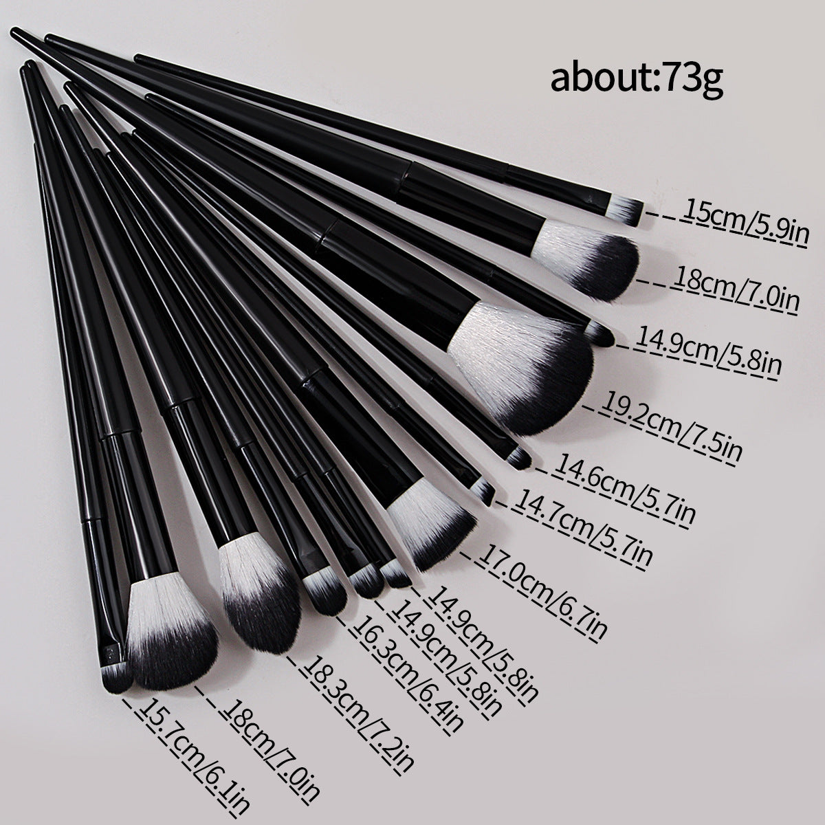 In Stock 13-piece Premium Makeup Brush Set
