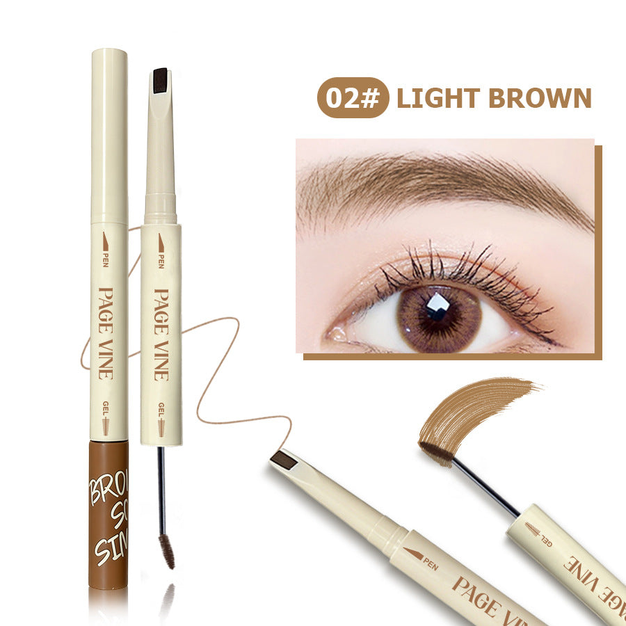 Double-ended Eyebrow Trimmer Liquid Mascara Brush