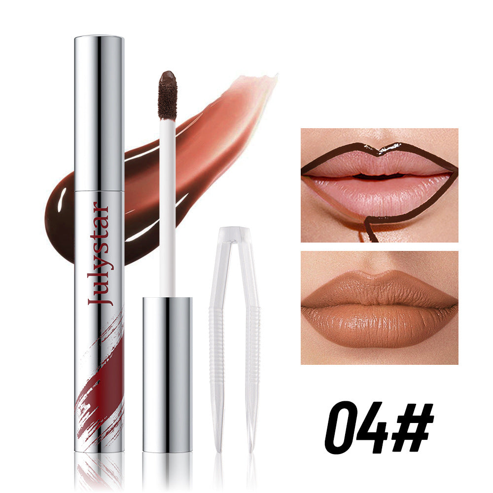 Tear And Pull Lipliner Peel Off Lip Liner Matte, Not Easy To Smudge, Line Hook Lip Marker Makeup Pen