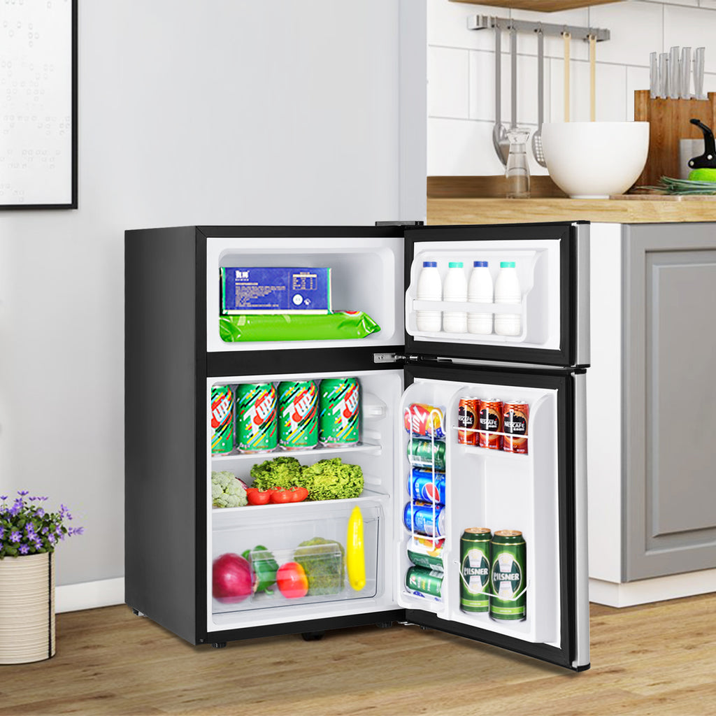 3.2 Cu Ft Compact Stainless Steel Refrigerator