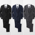Men's 3-Piece Suit Set — Blazer, Dress Pants & Vest