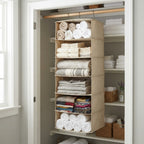 Hanging Closet Organizer - 6 Shelves