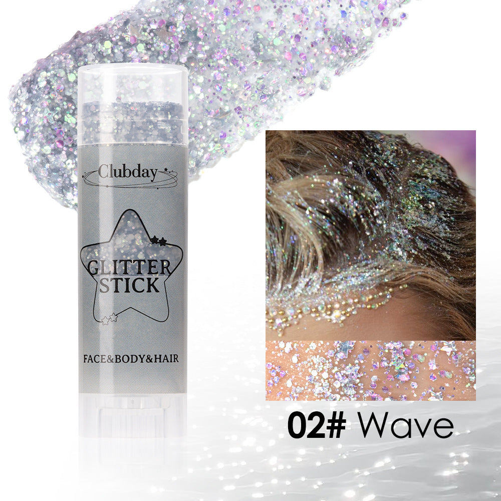 Monochrome Gel Body Glitter Makeup