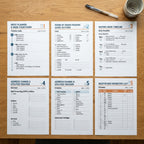Moving Checklist interior pages preview