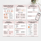 Pregnancy Skincare Guide interior pages preview