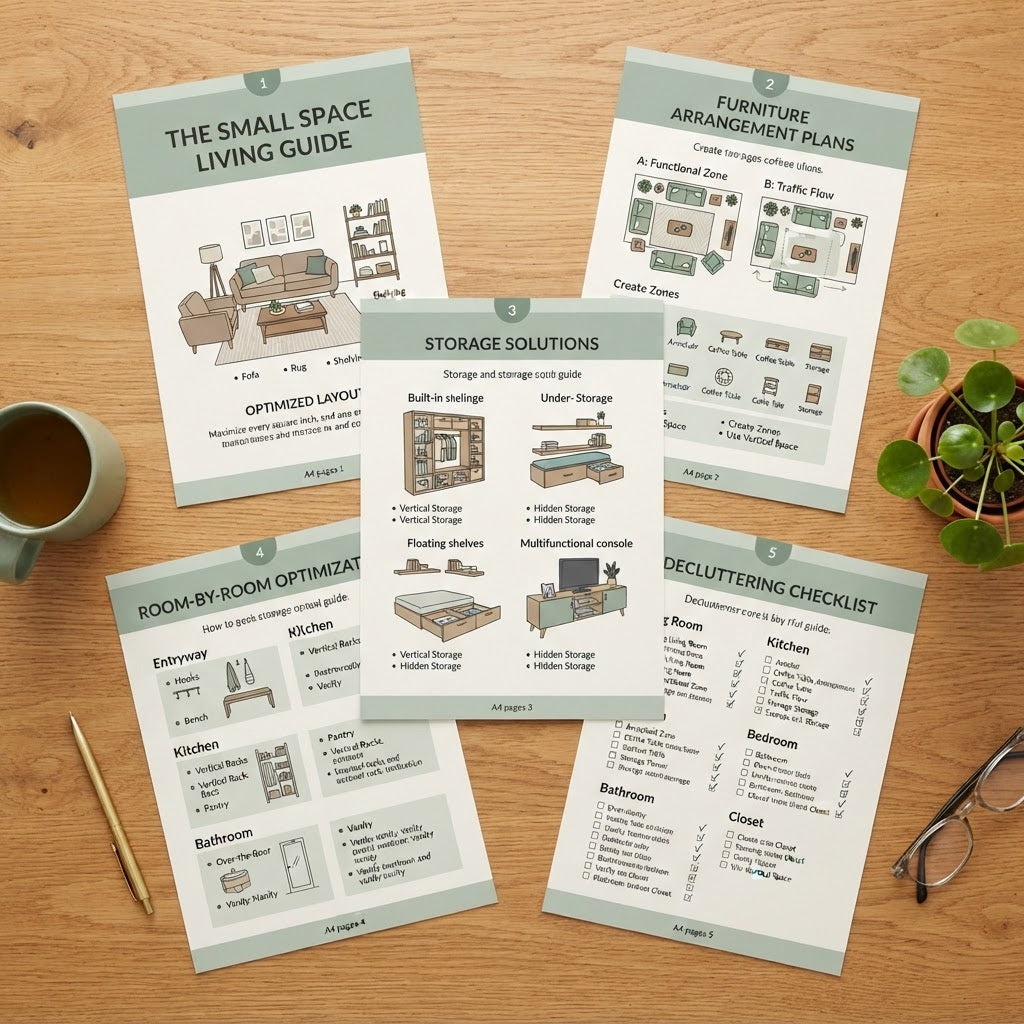 Small Space Living Guide interior pages