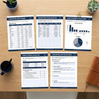 Subscription Audit Worksheet interior pages