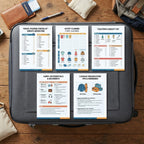 Travel Packing Checklist interior pages