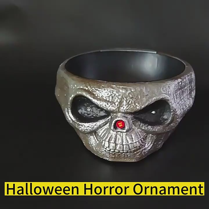 Halloween Candy Bowl Plastic Pumpkin Bowl With Motion Activated Hand, Halloween Serving Dishes Battery Operated Halloween Pumpkins Bowl For Trick-or-Treaters Party