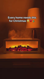 New Flame Aromatherapy Machine Colorful Essential Oil Diffuser Home Large Fog Volume Flame Humidifier 3D Flame Fireplace Machine