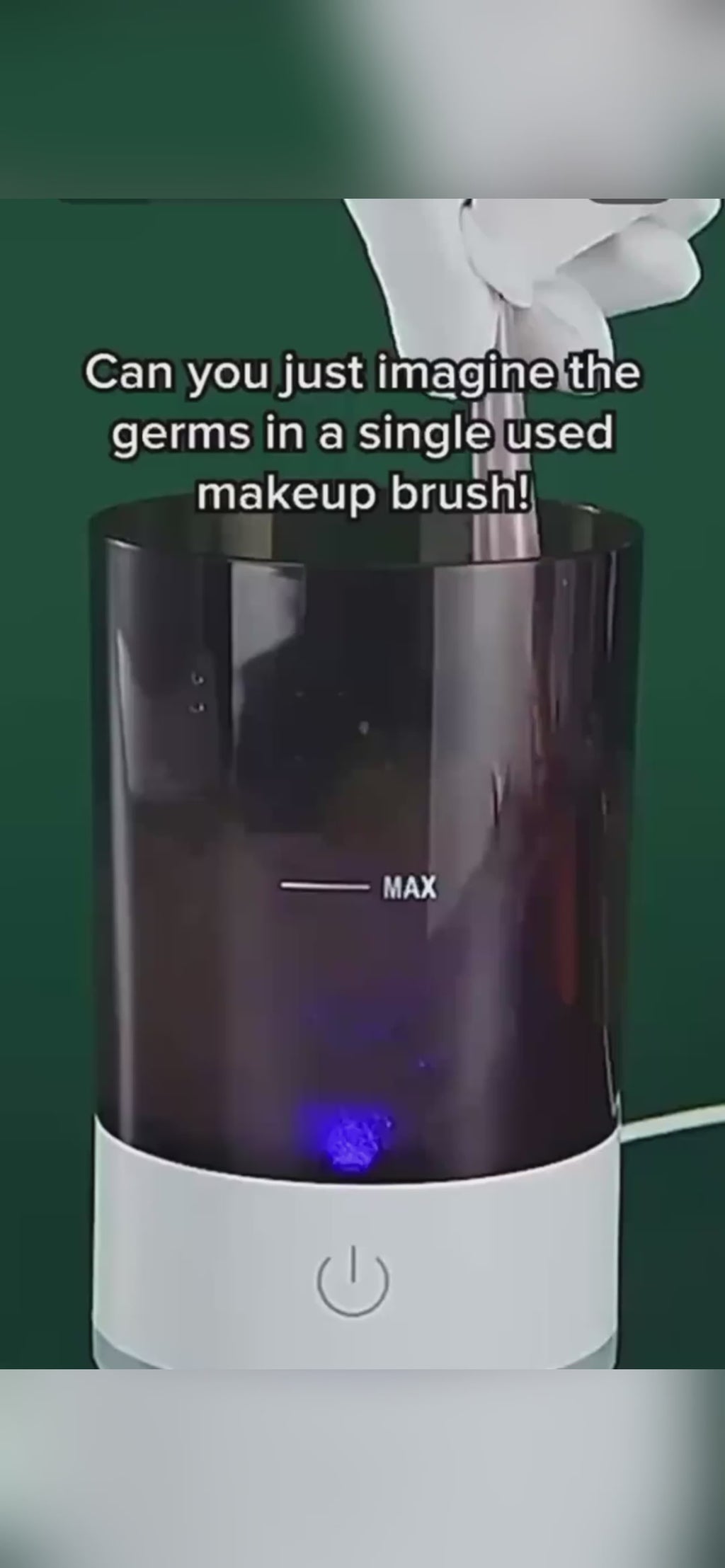 Automatic Brush Cleaner Electric Makeup Brush Cleaning Machine Fast Clean Dryer